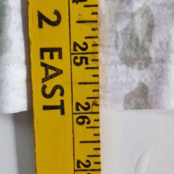 Essential by Milano lightweight blouse white with floral design women's size M - Picture 10 of 10